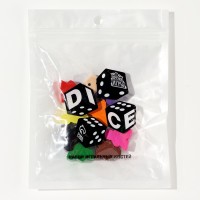 Фишки для настольны× игр "Человечки", 10 шт 2.2 × 1.9 × 1 см, 2 кубика 1.4 см