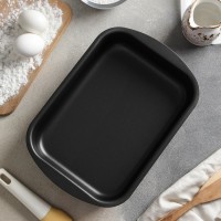 Противень «Эксперт», 34×24×6 см, антипригарное покрытие, цвет бордовый