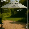 Зонт пляжный maclay, c УФ-защитой, d=240 см, h=220 см