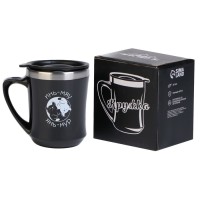 Термокружка, 350 мл, Lifestyle "Инь-Мур", сохраняет тепло 3 ч