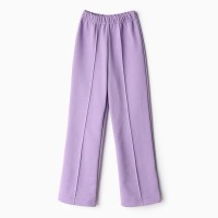 Брюки для девочки MINAKU, лавандовые, рост 146 см