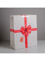 Пакет подарочный ламинированный, упаковка, «For you», XL 49×40×19 см