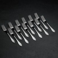 Вилка столовая «Волна», h=19,5 см, толщина 2 мм, цвет серебряный