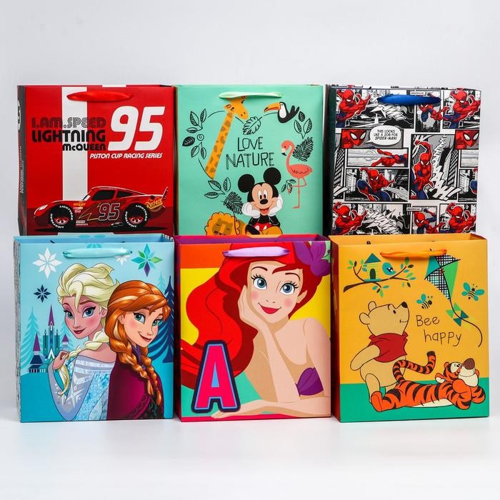 Пакет ламинат вертикальный, 23х27х11,5 см, МИКС