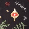 Плед новогодний Этель "Новогодние игрушки" 100х150см, флис