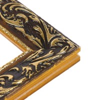 Рама для картин (зеркал) 25×35×4 см, дерево «Версаль», золотая