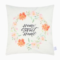 Набор декоративных наволочек "Flowers" - 4 шт, 40х40 см, велюр