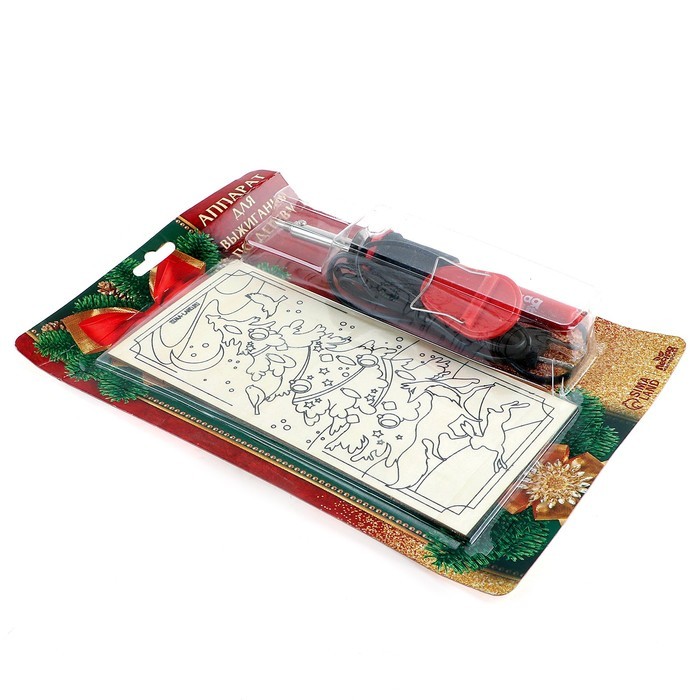 Набор для выжигания по дереву "Новогодние истории" Набор для выжигания по дереву "Новогодние истории"