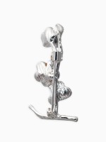 Брошь «Ветка Сакуры», цвет кофейный