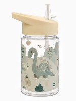 Поильник детский с трубочкой «Дино», 350 мл., бежевый Крошка Я