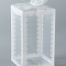 Складная прозрачная коробка из PVC, для упаковки подарков, 6×6×10.5 см