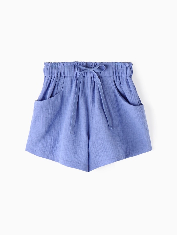 Шорты из муслина для девочек KAFTAN, рост 164 см, фиолетовые