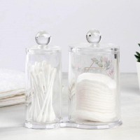 Органайзер для ватных палочек и дисков "Самой чудесной", 13,5 х 14 см, 2 в 1