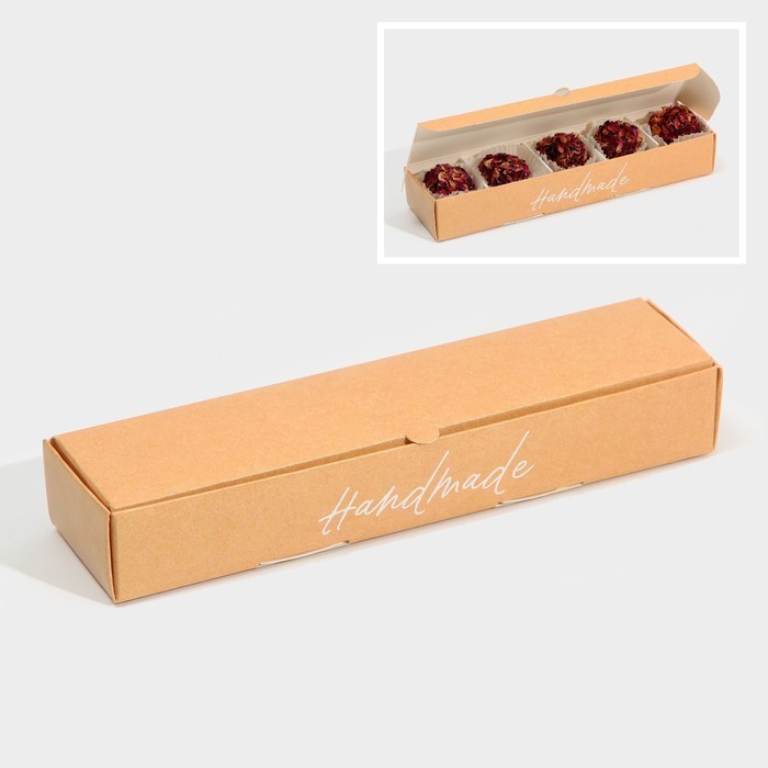 Коробка для конфет «Крафт», 5 × 21 × 3.3 см