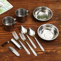 Подарочный набор для пикника «Хороший рыбак», 10 предметов