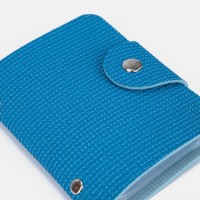 Визитница на кнопке, 24 карты, цвет чёрный