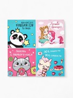 Блокнот 10×10, 16 л. «Мультик» МИКС