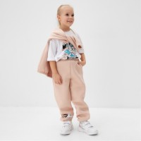 Брюки для девочки MINAKU: CRUSH, цвет розовый, рост 158 см