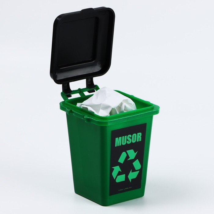 Мусорное ведро настольное MUSOR, 12×9 см Мусорное ведро настольное MUSOR, 12×9 см