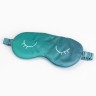 Маска для сна «Глазки», 20 х 9 см, бирюзовая