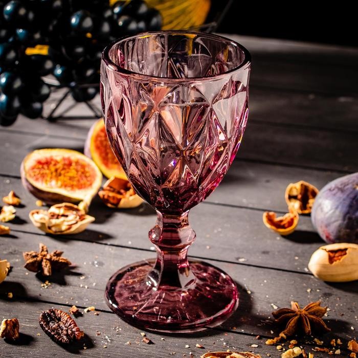 Набор бокалов Magistro «Круиз», 250 мл, 8×15,3 см, 6 шт, цвет зелёный