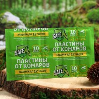 Средство от комаров SAFEX, пластины, 10 шт.