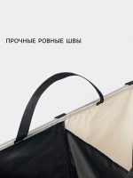 Корзина для белья Доляна LAUNDRY, складная, 60×40×58 см