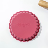 Форма для выпечки «Рифлёный круг», 11×2,5 см, цвет МИКС