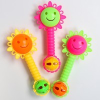 Погремушка «Солнышко-гантелька», цвета МИКС