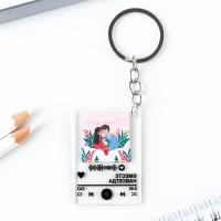 Брелок для ключей акриловый плеер «Вместе навсегда», 3,5 х 10 см