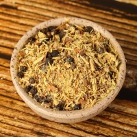 Набор для приготовления настойки «Чёрная ночь»: трава и специи 20 г., бутылка 500 мл.