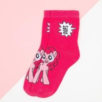 Носки для девочки «Пинки Пай», My Little Pony, 16-18 см, цвет розовый