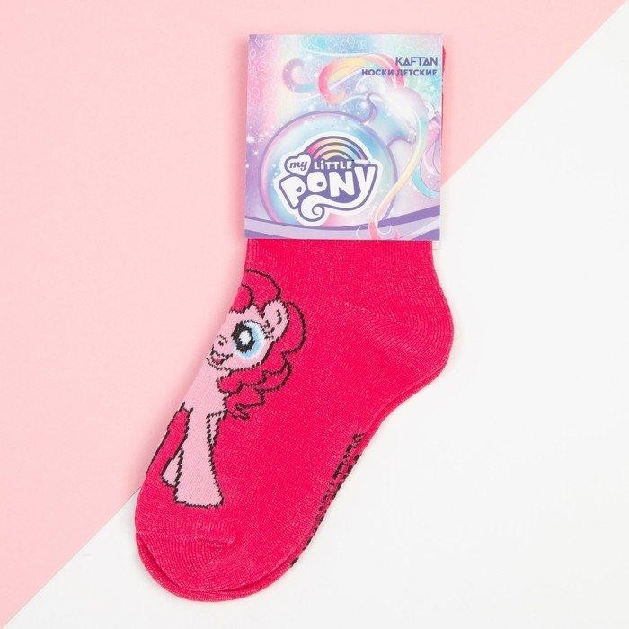Носки для девочки «Пинки Пай», My Little Pony, 16-18 см, цвет розовый Носки для девочки «Пинки Пай», My Little Pony, 16-18 см, цвет розовый