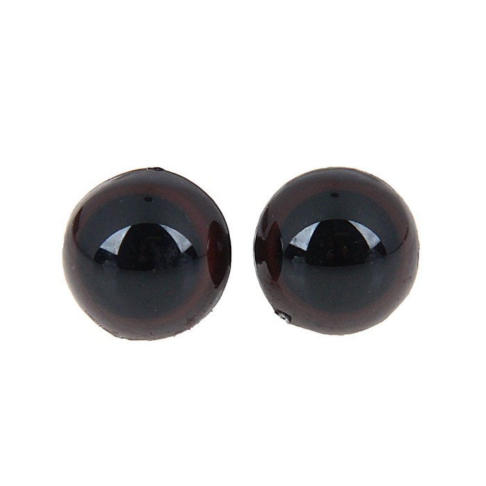 Глаза винтовые с заглушками, полупрозрачные, набор 4 шт, цвет голубой, размер 1 шт: 1,3×1,3 см