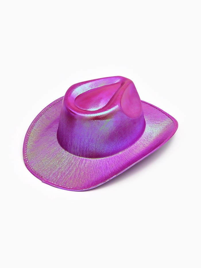Карнавальная шляпа «Диско», розово-зелёный перламутр, р-р. 56-58