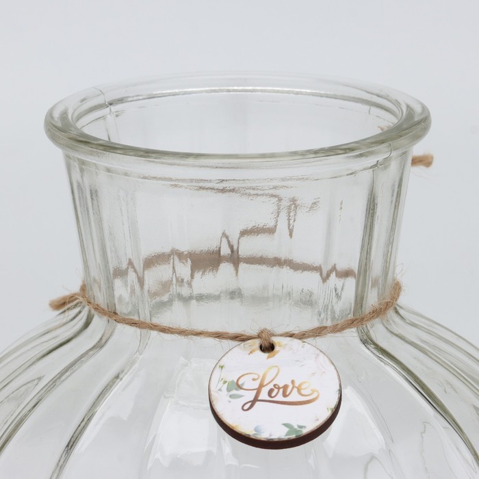 Ваза для цветов «Love», 19,5 х 15 см. Ваза для цветов «Love», 19,5 х 15 см.