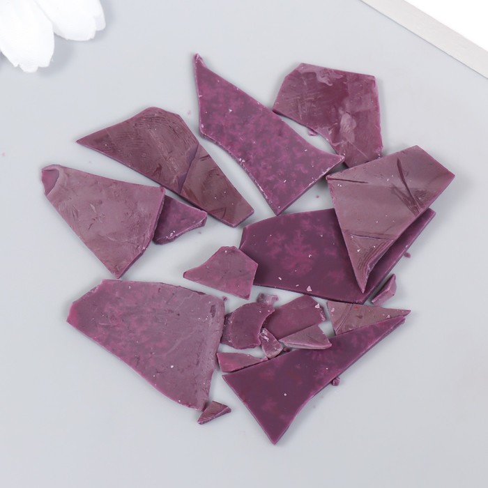 Стеарин для свечей с красителем "Пурпурно- красный" 5 гр