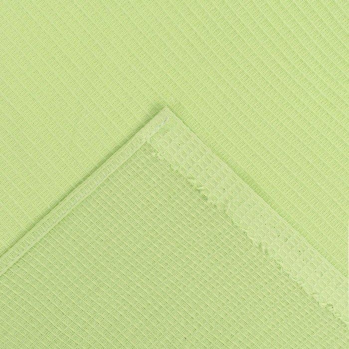 Накидка для сауны жен (75х150), цв.лайм, ваф.полотно 160г/м, хл100%