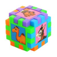 Мозаика-конструктор «Весёлый алфавит», 36 деталей, пазл, пластик, по методике Монтессори