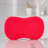 Губка для тела «Восьмёрка», 15×8×3,5 см, цвет МИКС