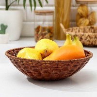 Корзинка для фруктов и хлеба «Огайо», d=27 см, круглая