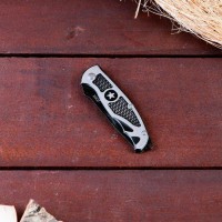 Нож перочинный "Звезда", лезвие черное 6,3см, рукоять 15,5см