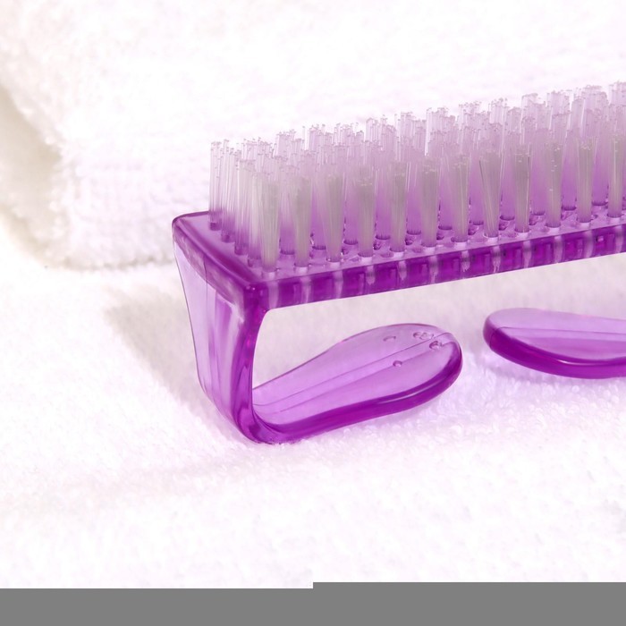 Щётка для маникюра/педикюра, 8 см, цвет МИКС