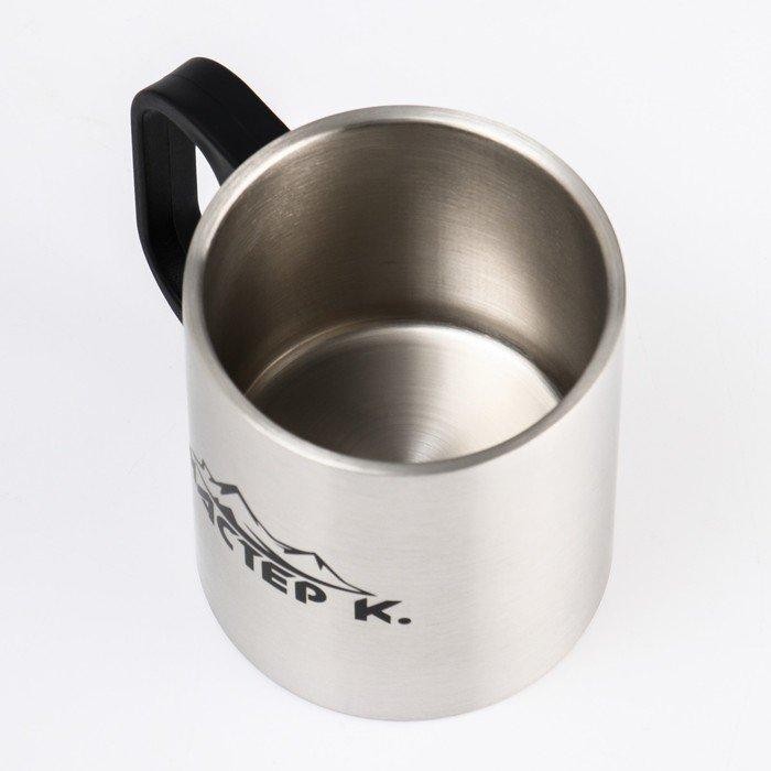 Термокружка, 180 мл, «Мастер К», сохраняет тепло 2 ч, хром