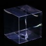 Складная прозрачная коробка из PVC, для упаковки подарков, 12×12×12 см
