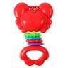 Погремушка «Краб», цветные колечки Погремушка «Краб», цветные колечки