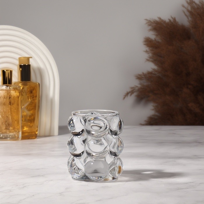 Органайзер - подставка для хранения Bubble, d=8×9.2 см, прозрачный