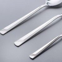 Набор столовый «Аппетит», 18 предметов, (М15), в картонной коробке ВИТРИНА (НД), цвет серебряный