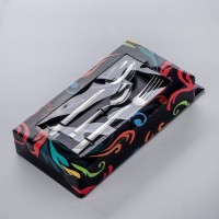 Набор столовый «Аппетит», 18 предметов, (М15), в картонной коробке ВИТРИНА (НД), цвет серебряный