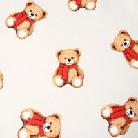 Плед новогодний Этель "Медведи" 100х150см, флис